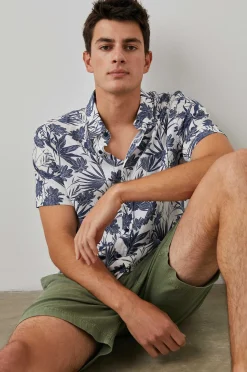 Heren Rails Carson Overhemd - Jungle Gebladerte Koninklijk