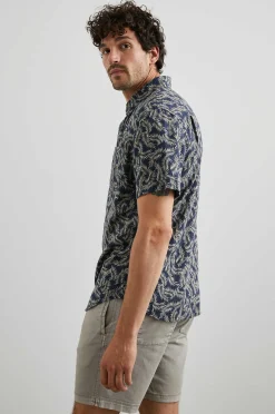 Heren Rails Carson Overhemd - Palm Amerikano Marine
