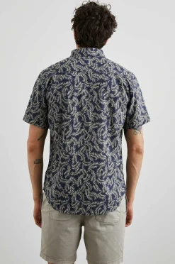 Heren Rails Carson Overhemd - Palm Amerikano Marine