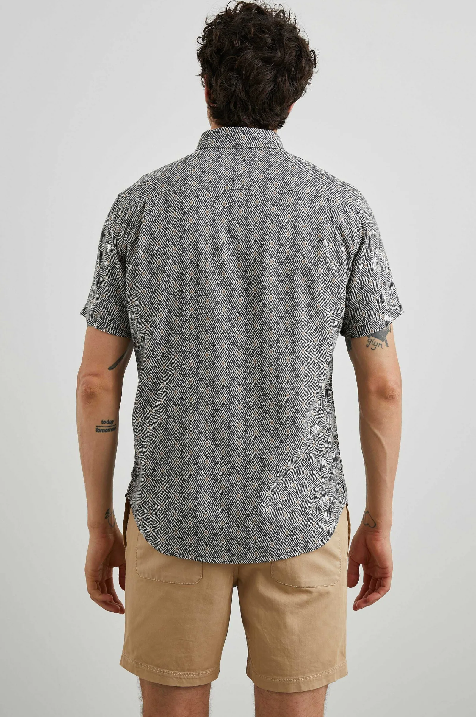 Heren Rails Carson Overhemd - Stammen Batik Hemel