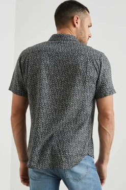 Heren Rails Carson Shirt - Bloemenwagen Onyx