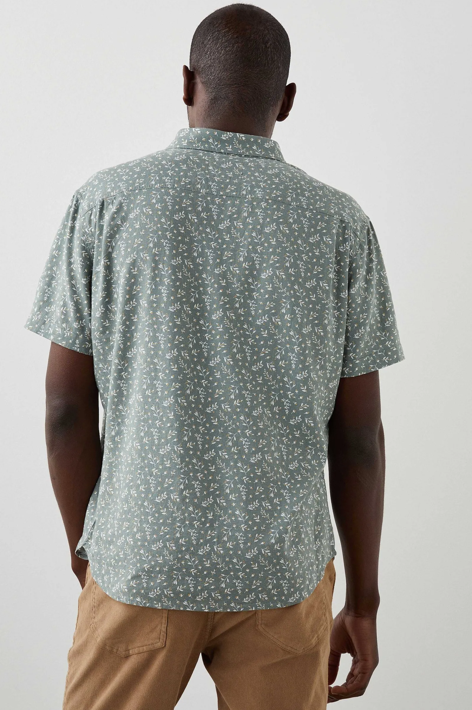 Heren Rails Carson Shirt - Eikelvoeder Munt