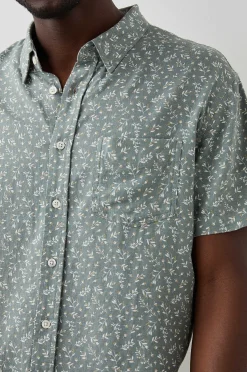 Heren Rails Carson Shirt - Eikelvoeder Munt