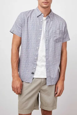 Heren Rails Carson Shirt - Flora Bloom Perzik