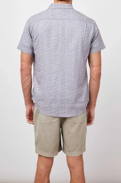Heren Rails Carson Shirt - Flora Bloom Perzik