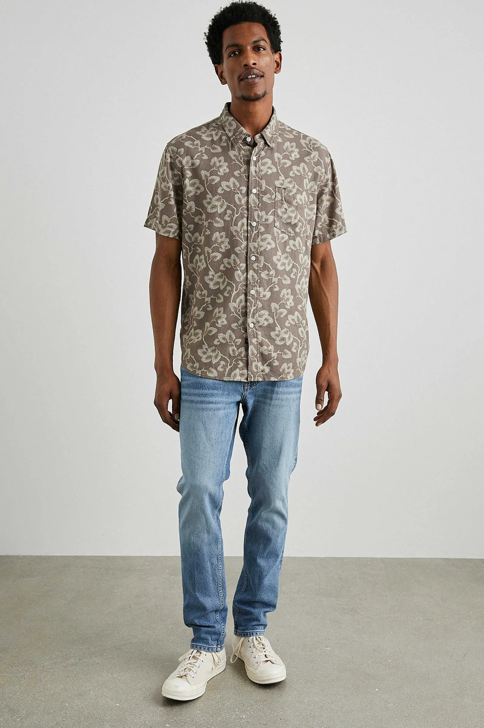 Heren Rails Carson Shirt - Japanse Esdoorn Vervaagd Zadel