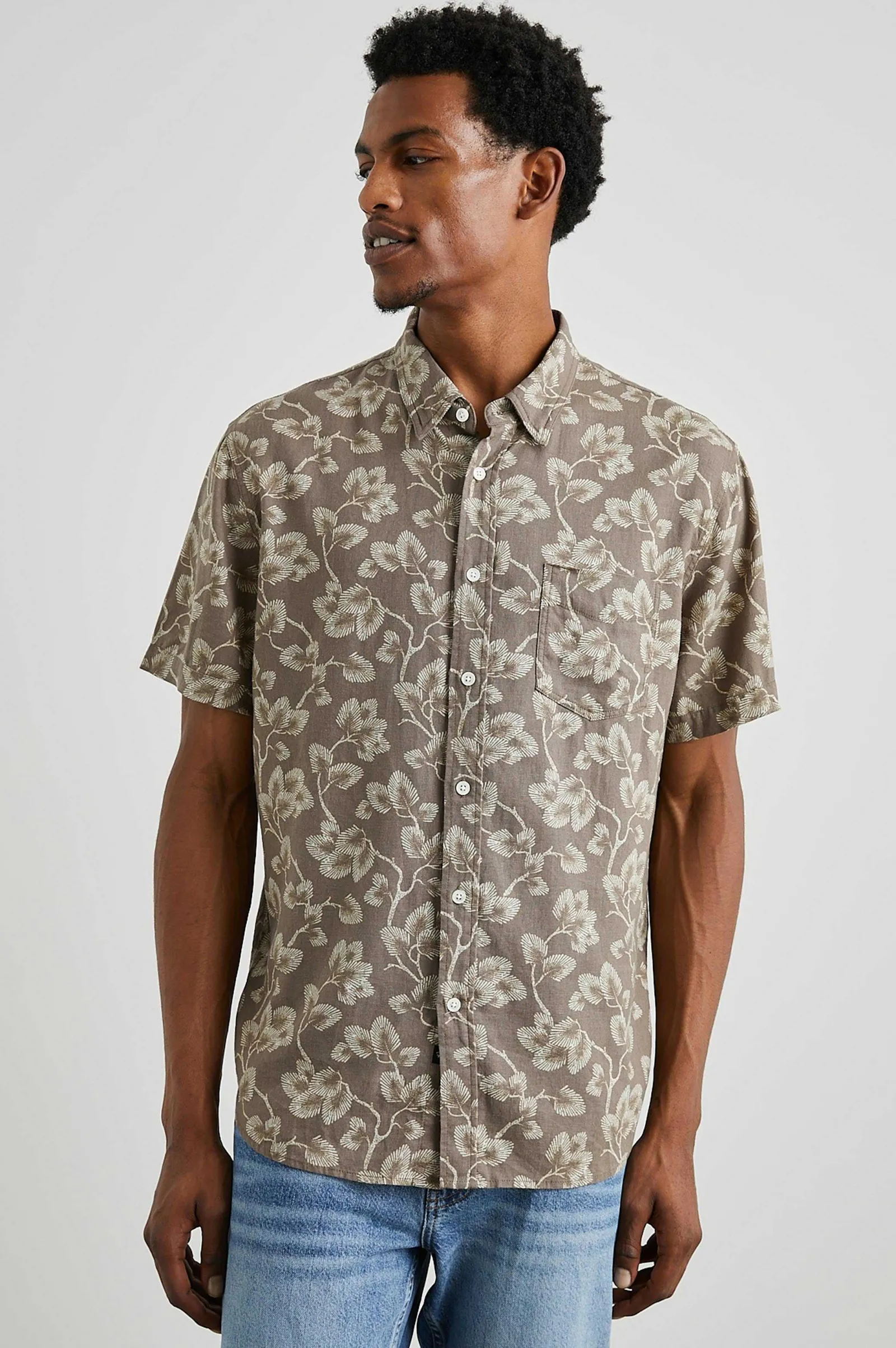 Heren Rails Carson Shirt - Japanse Esdoorn Vervaagd Zadel