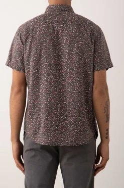 Heren Rails Carson Shirt - Lentebloesem Schaduw Rood