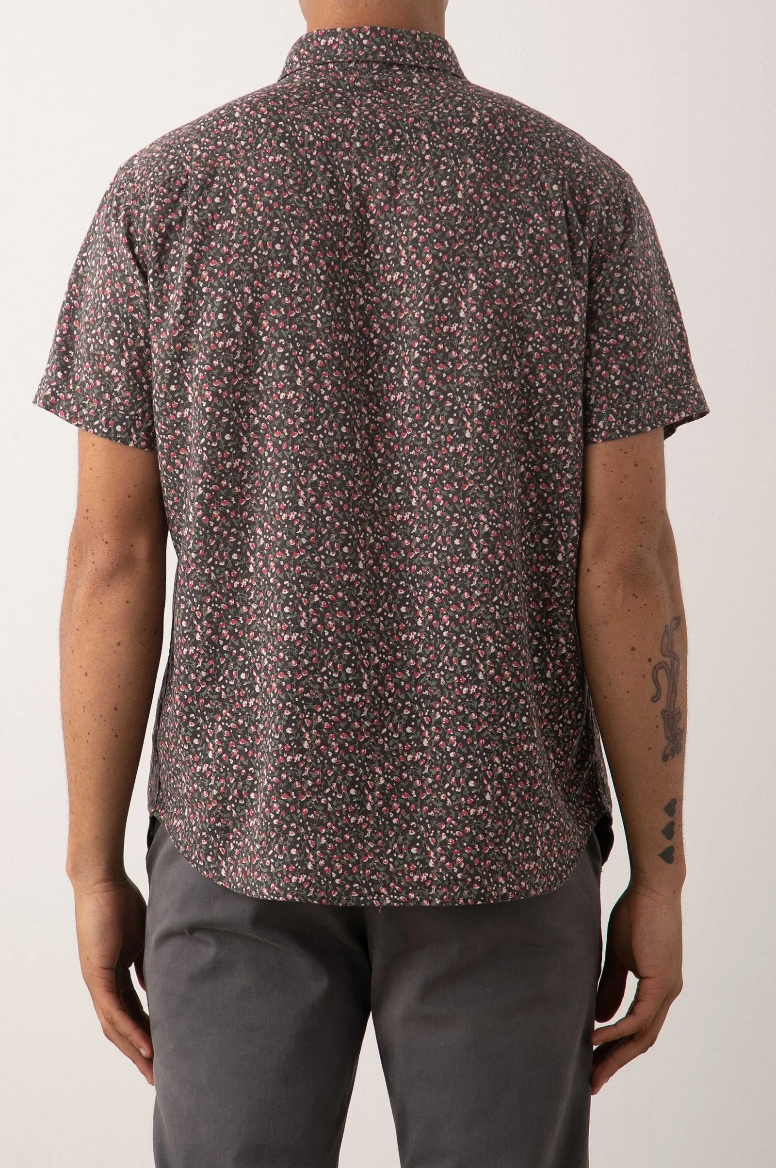 Heren Rails Carson Shirt - Lentebloesem Schaduw Rood
