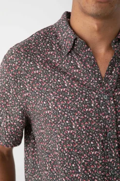 Heren Rails Carson Shirt - Lentebloesem Schaduw Rood