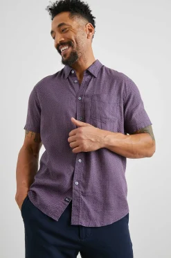 Heren Rails Carson Shirt - Marokkaanse Tegel Nam Toe