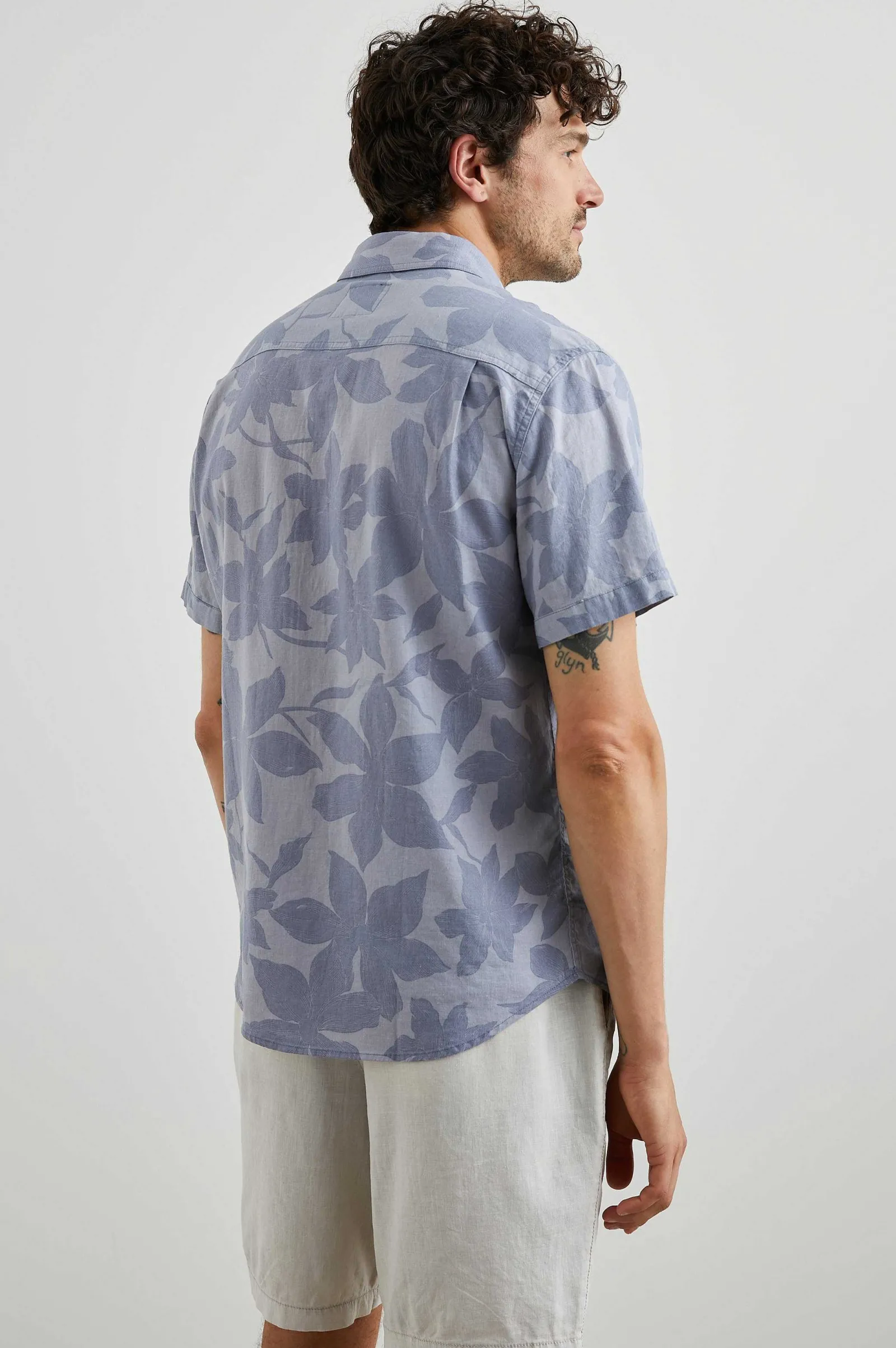 Heren Rails Carson Shirt - Tuin Zand Orchidee