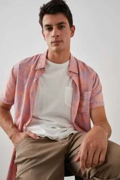 Heren Rails Carson Shirt - Tuinzand Flamingo
