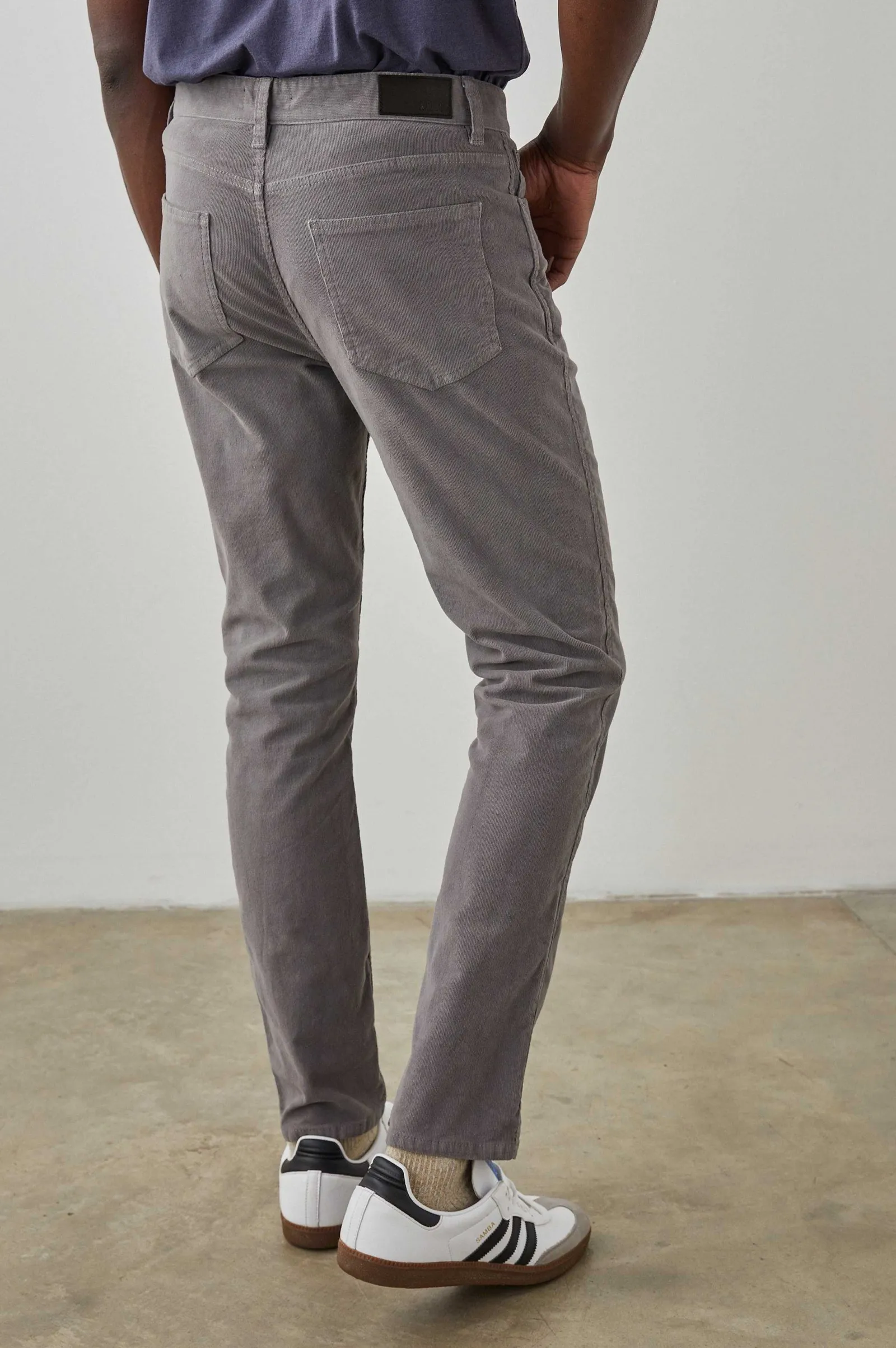 Heren Rails Carver Pant - Corduroy Storm Cloud