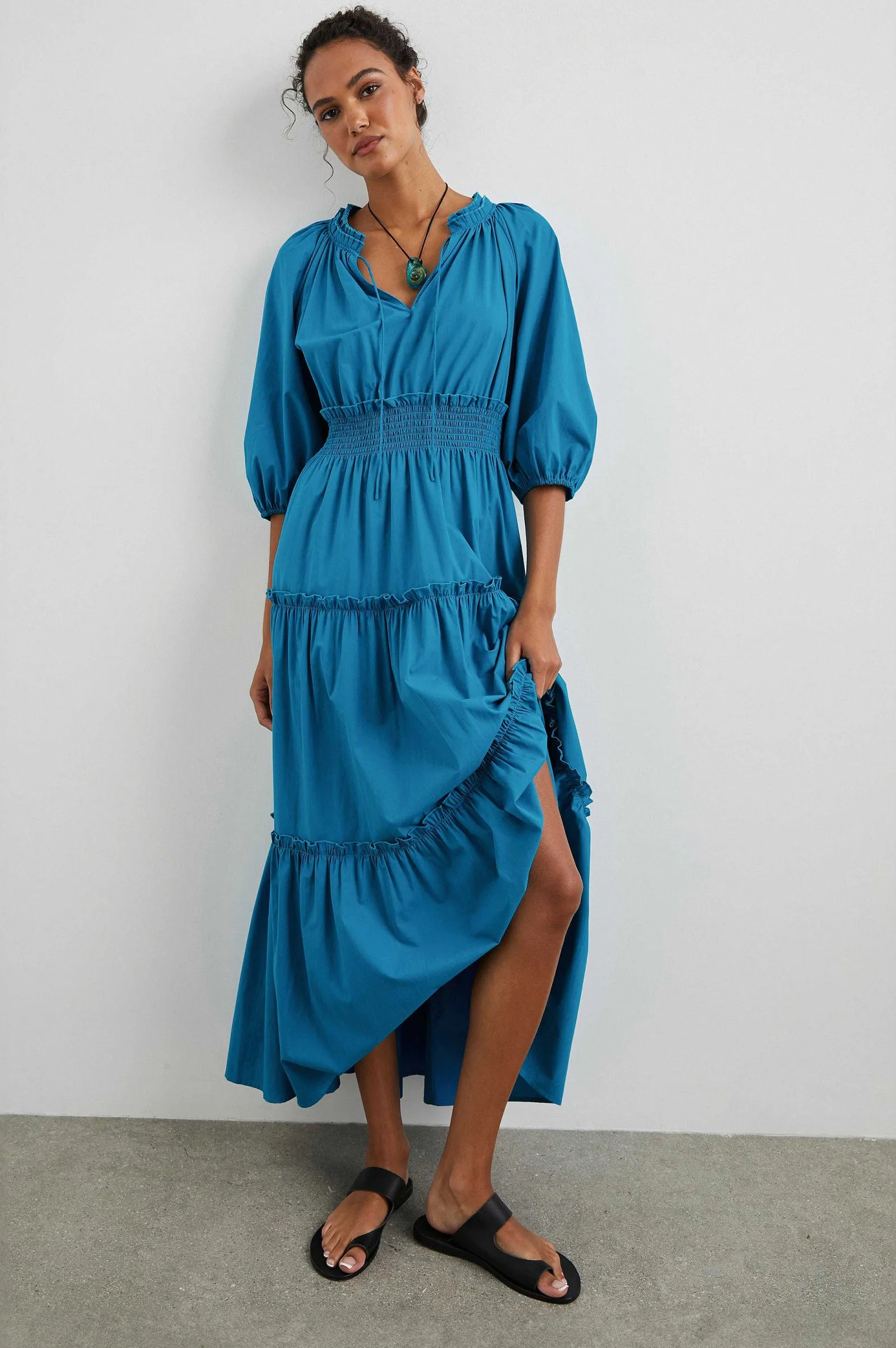 Vrouwen Rails Caterine Jurk - Turkse Tegel