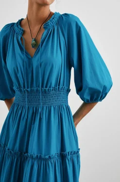Vrouwen Rails Caterine Jurk - Turkse Tegel