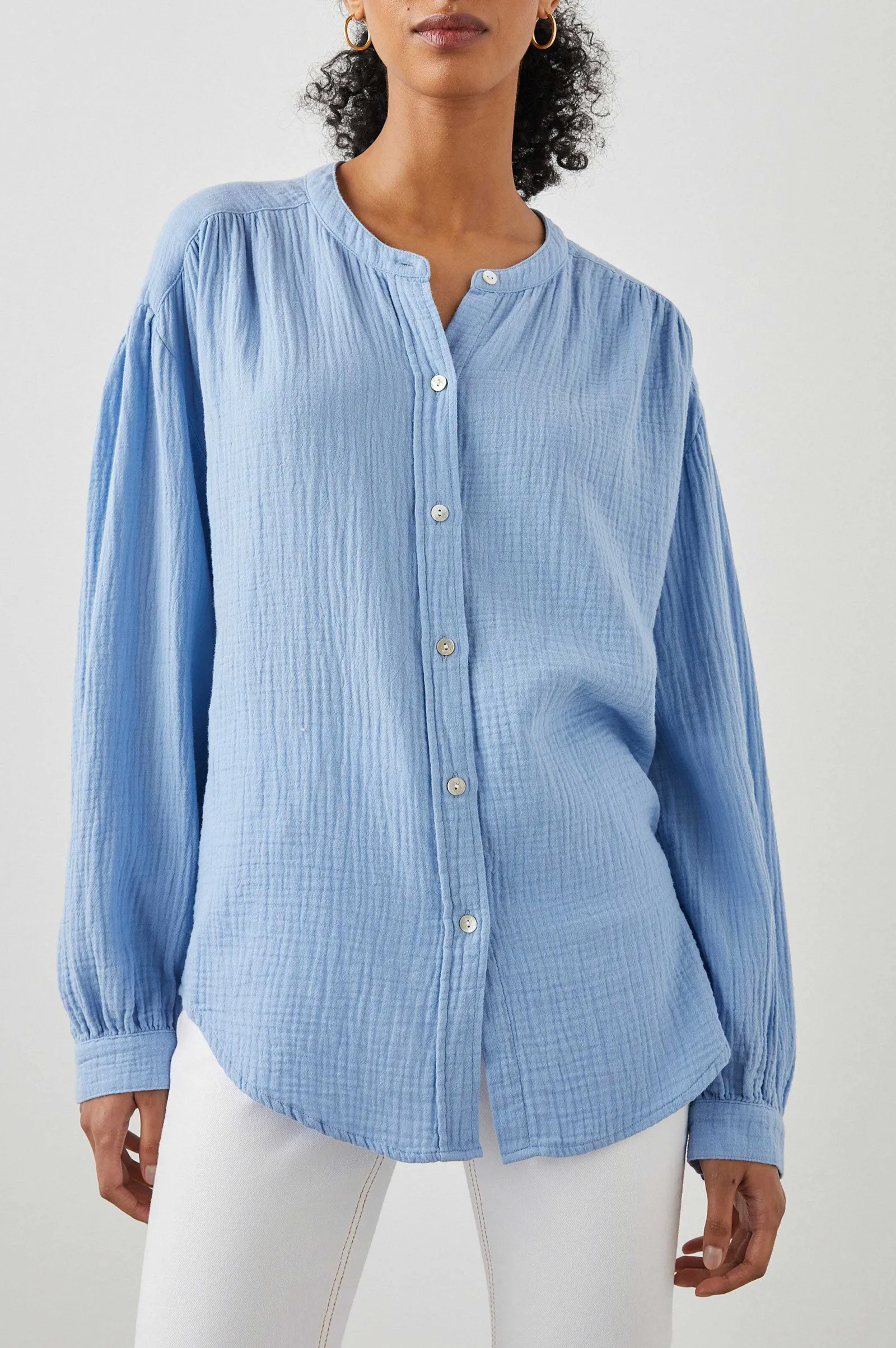 Vrouwen Rails Charlet Top - Vista Blauw
