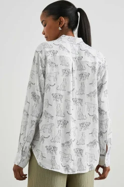 Vrouwen Rails Charli Shirt - Ivoor Jungle Katten