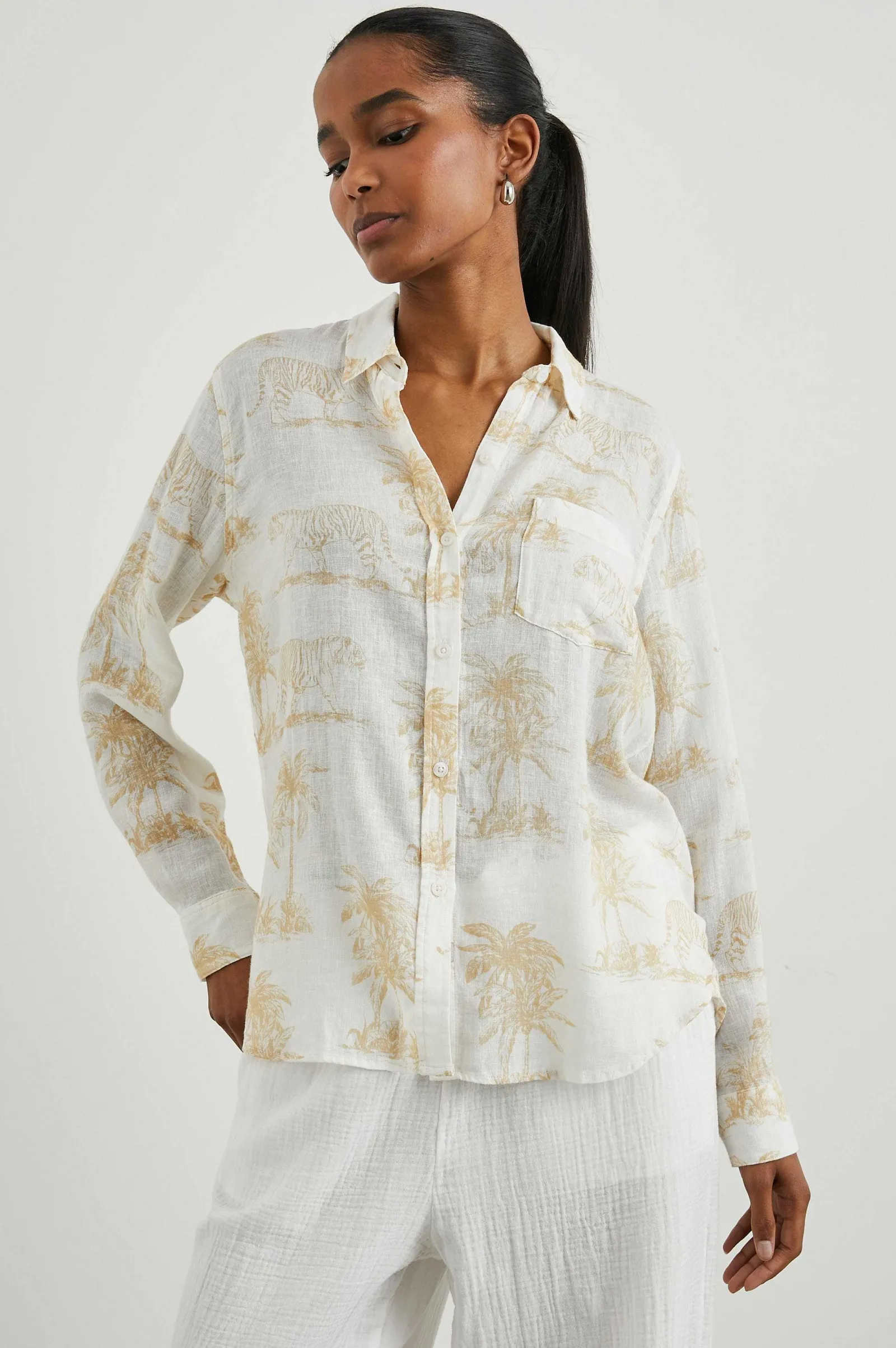 Vrouwen Rails Charli Shirt - Wilde Bengalen