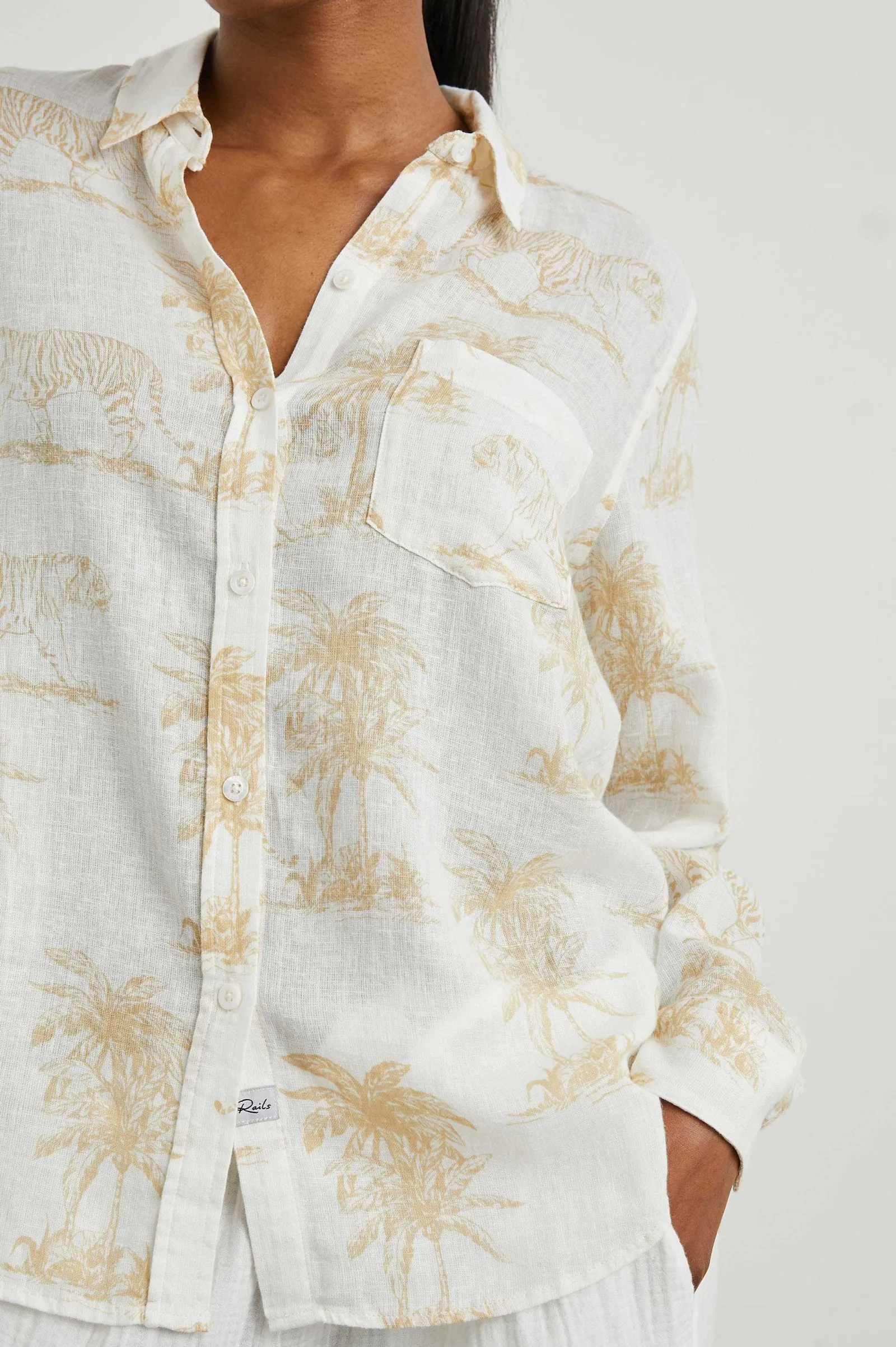Vrouwen Rails Charli Shirt - Wilde Bengalen