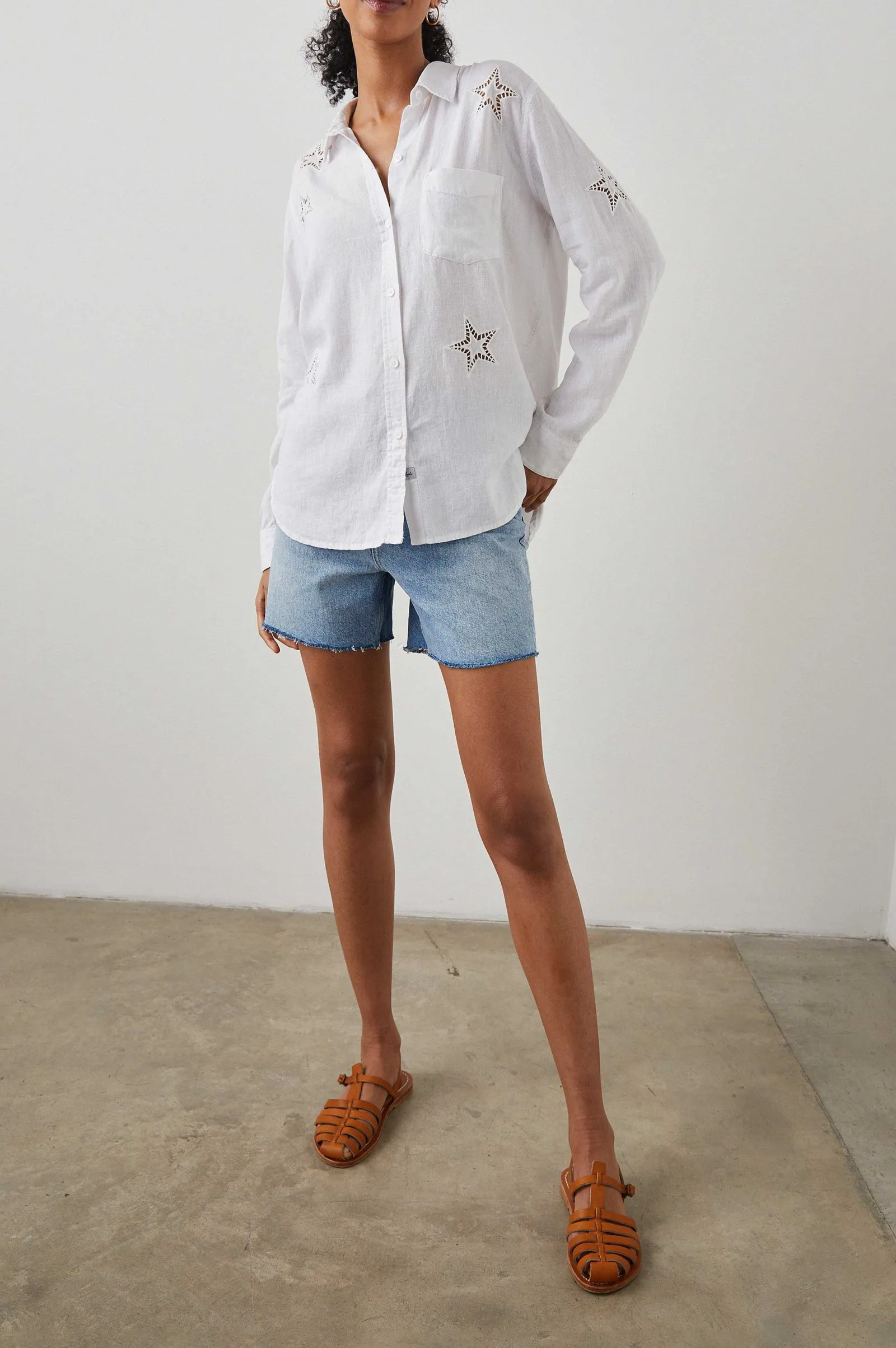 Vrouwen Rails Charli Shirt - Witte Oogjesterren