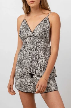 Vrouwen Rails Charlotte Pyjamaset - Ivoor Zwart Lynx