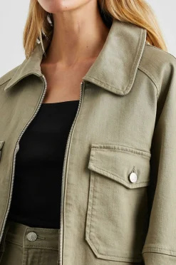 Vrouwen Rails Cheyenne Jas - Gewassen Olijf