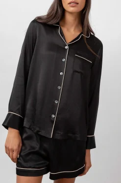 Vrouwen Rails Clarise Pyjamaset - Satijn Onyx Champagne