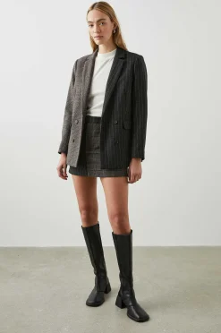 Vrouwen Rails Cody Blazer - Krijtstreep Geruite Mix