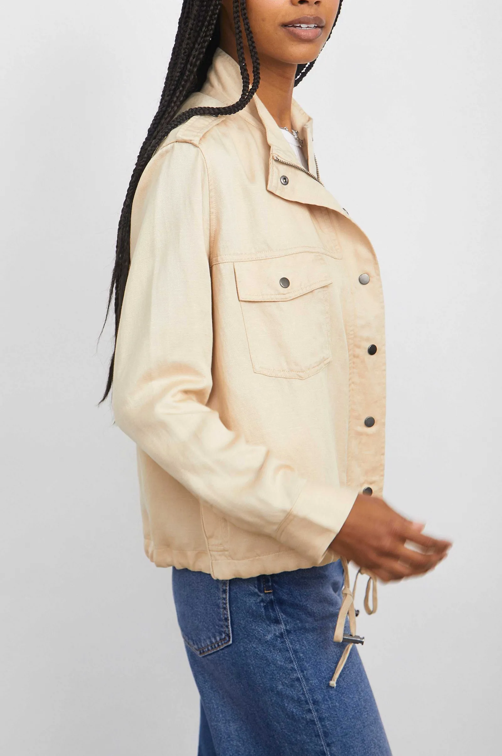 Vrouwen Rails Collins Jas - Khaki Twill
