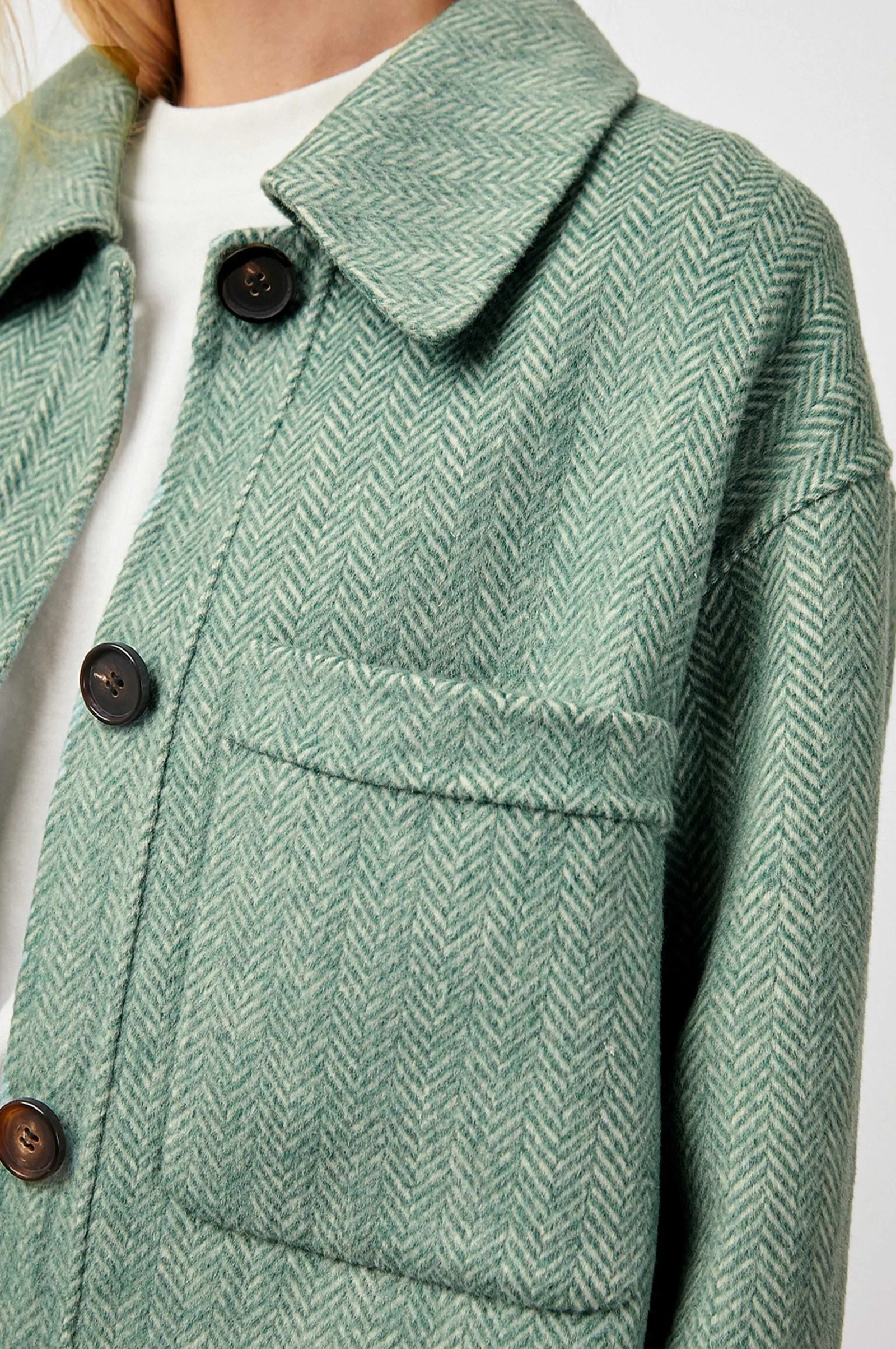 Vrouwen Rails Connie Shirtjas - Kelly Visgraat