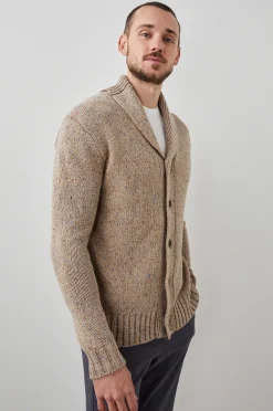 Heren Rails Corden Vest - Havermoutspeckle