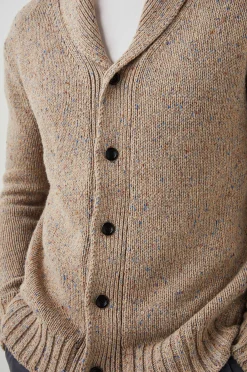 Heren Rails Corden Vest - Havermoutspeckle