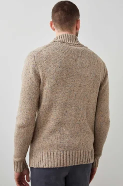 Heren Rails Corden Vest - Havermoutspeckle