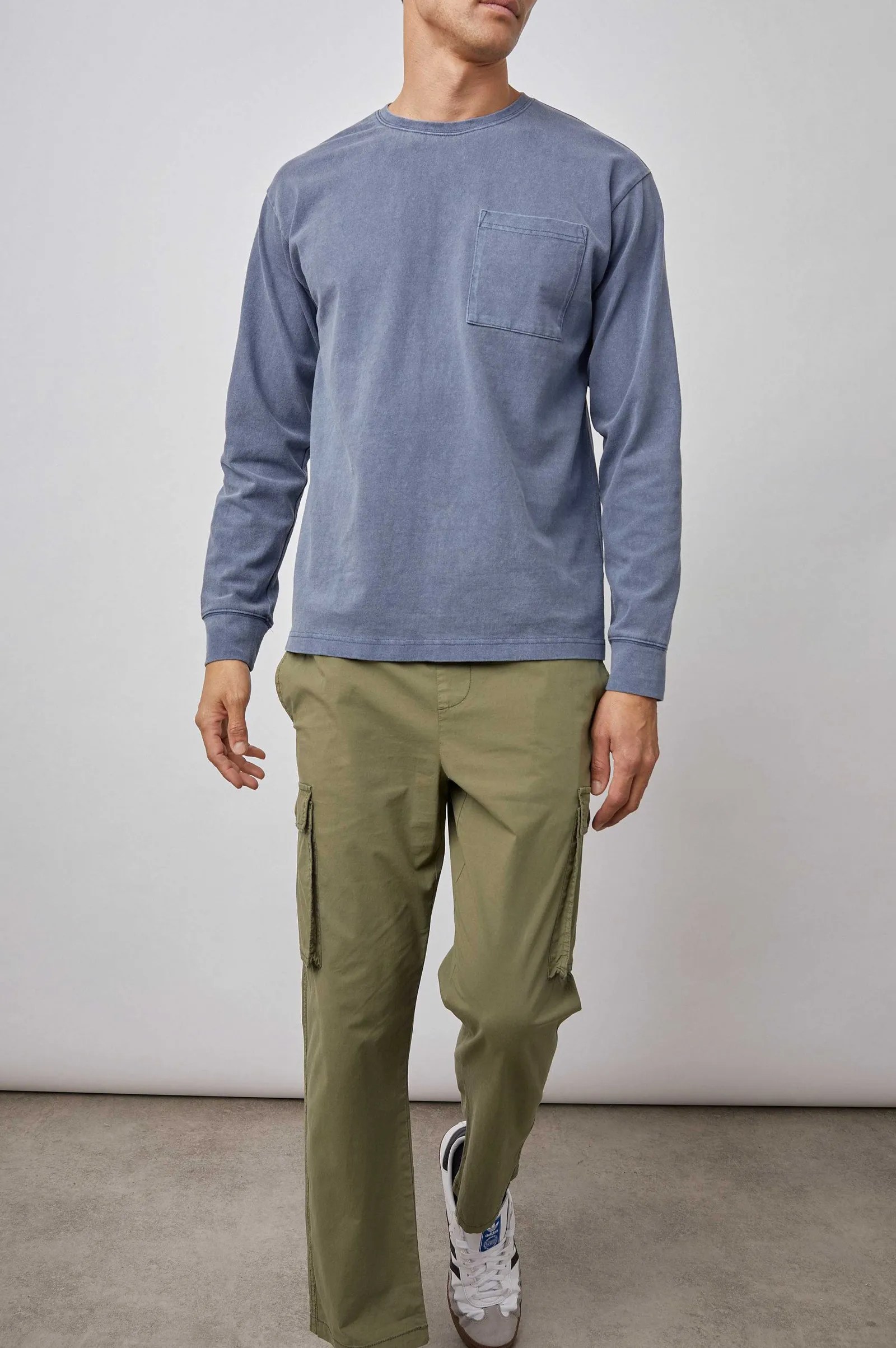 Heren Rails Cyd T-Shirt - Staal