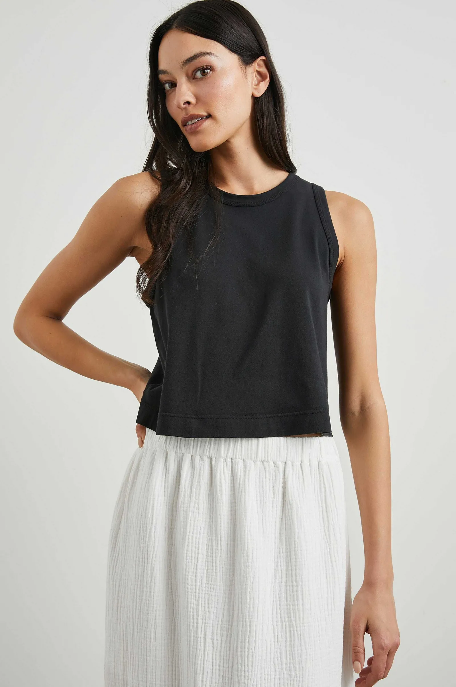 Vrouwen Rails De Boxy-Tank - Zwart