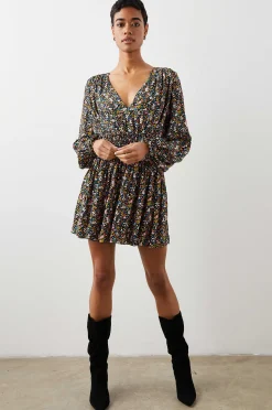 Vrouwen Rails Delaney Jurk - Donker Ditsy Bloemen