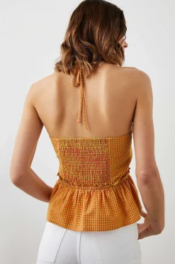 Vrouwen Rails Dulce Top - Kersen Lime Gingham