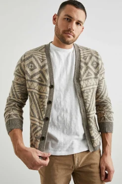 Heren Rails Duran Vest - Khaki Gebladerde Nep