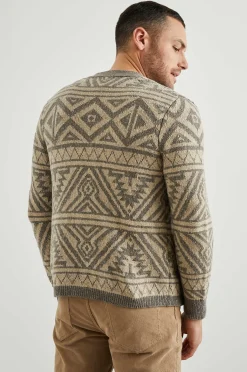 Heren Rails Duran Vest - Khaki Gebladerde Nep