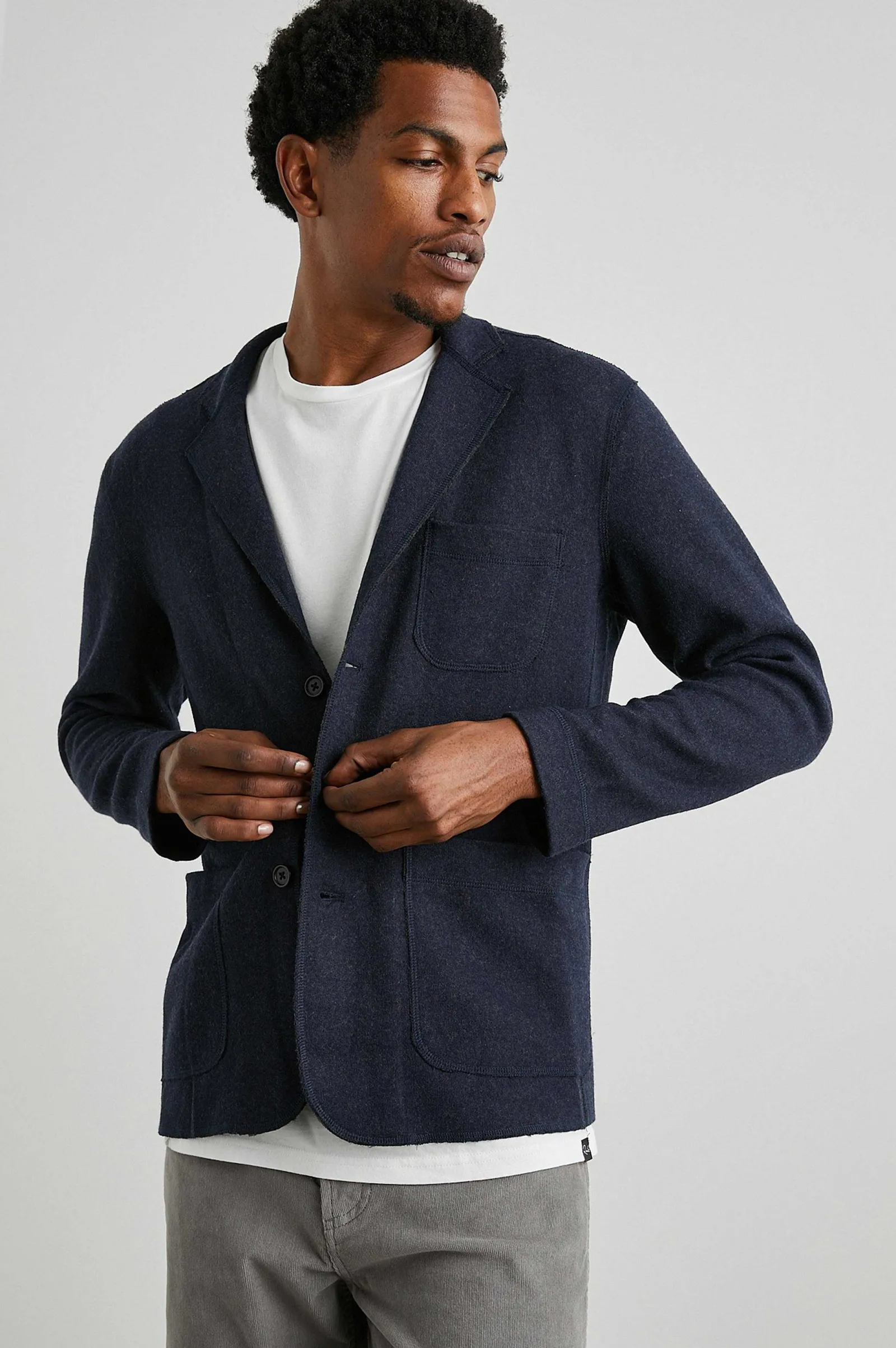 Heren Rails Dwight Blazer - Marine