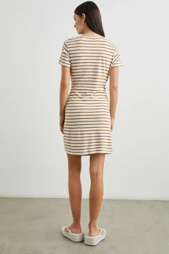 Vrouwen Rails Edie Jurk - Karmelstreep