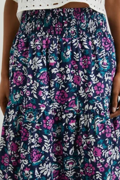Vrouwen Rails Edina Rok - Houtblok Bloemen