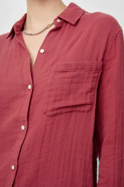 Vrouwen Rails Ellis Overhemd - Cranberry