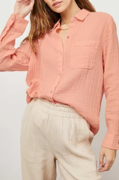 Vrouwen Rails Ellis Overhemd - Flamingo