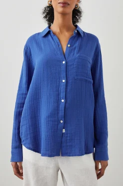 Vrouwen Rails Ellis Overhemd - Kobalt