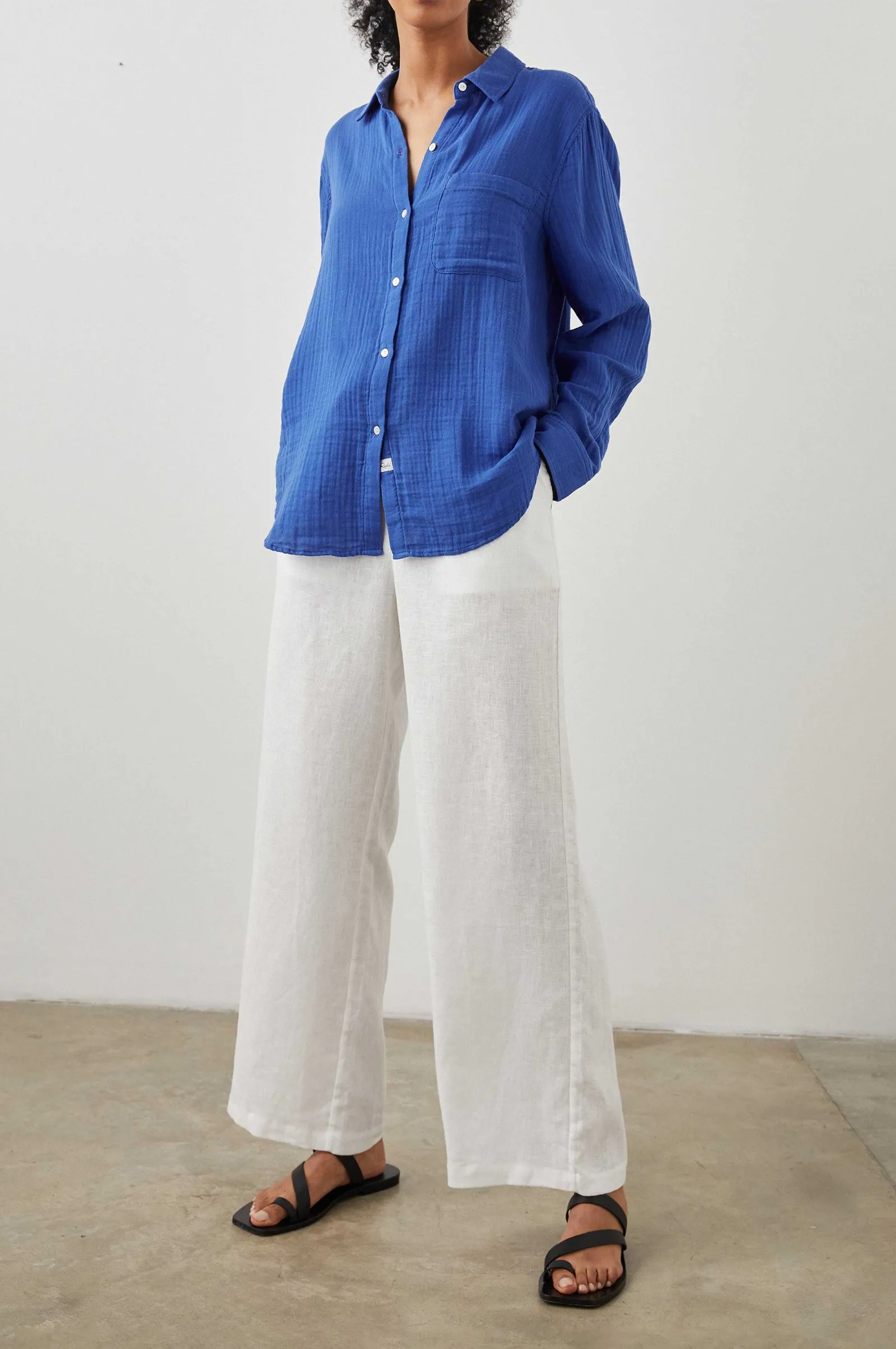 Vrouwen Rails Ellis Overhemd - Kobalt