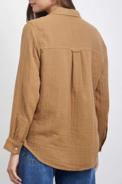 Vrouwen Rails Ellis Shirt - Geroosterde Kokosnoot