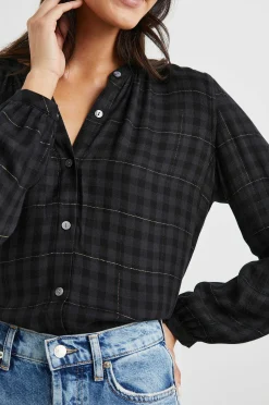 Vrouwen Rails Eloise Top - Onyx Lurex
