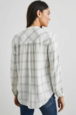 Vrouwen Rails Eloise Top - Sneeuw Onyx Goud Lurex